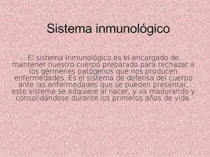 Primeros años de vida y desarrollo inmunológico