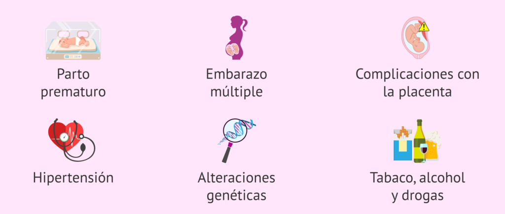 Complicaciones relacionadas con el peso del bebé